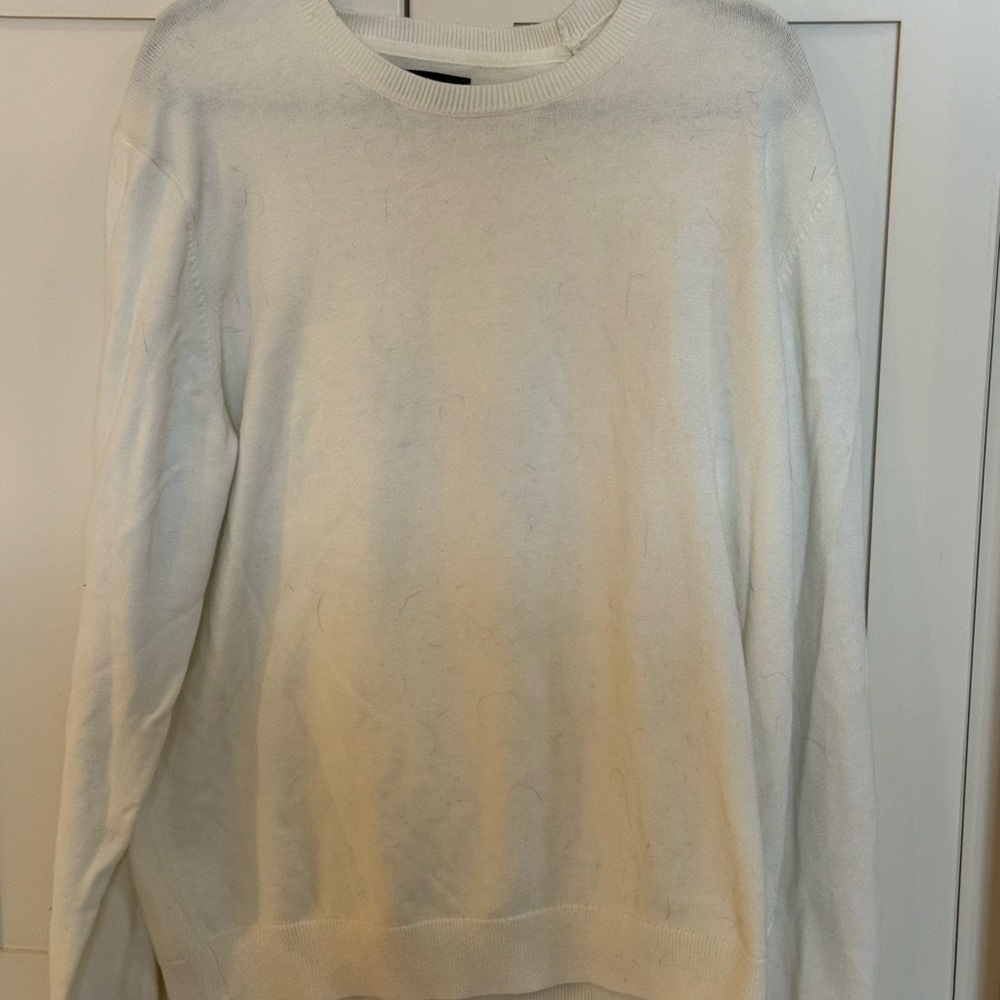 RW&CO. Men's Cream Crewneck Sweater